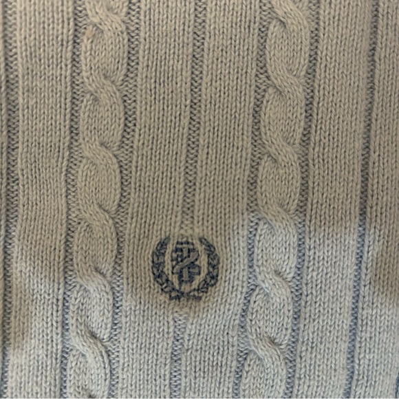 Vintages Sweater by Izod Size XL Baby Blue 100% Cotton - Picture 4 of 6